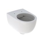 Inodoro suspendido de fondo profundo serie Selnova de Geberit. Elevado, forma cerrada, Rimfree: T'=55cm,